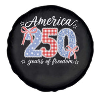 Girly America 250 Years Of Freedom Spare Tire Cover 4th of July Coquette Bow