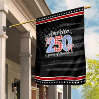 Girly America 250 Years Of Freedom Patriotic Garden Flag 4th of July Coquette Bow