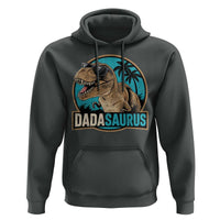 Dinosuar Dad Hoodie Funny Dadasaurus Fathers Day Family Matching