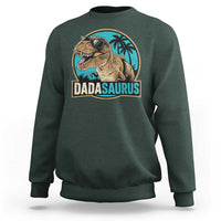 Dinosuar Dad Sweatshirt Funny Dadasaurus Fathers Day Family Matching