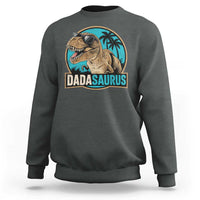 Dinosuar Dad Sweatshirt Funny Dadasaurus Fathers Day Family Matching
