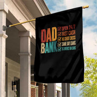 Dad Bank Garden Flag Open 24 7 Fast Cash Funny Father's Day Gifts