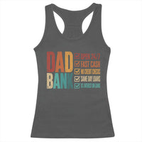 Dad Bank Racerback Tank Top Open 24 7 Fast Cash Funny Father's Day Gifts