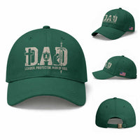 Christian Dad Baseball Cap Father Leader Protector Man Of God