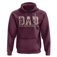 Christian Dad Hoodie Father Leader Protector Man Of God