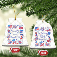 The Summer USA Turned 250 1776 2026 4th of July Ceramic Ornament