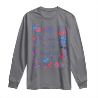 The Summer USA Turned 250 1776 2026 4th of July Long Sleeve Shirt