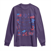 The Summer USA Turned 250 1776 2026 4th of July Long Sleeve Shirt