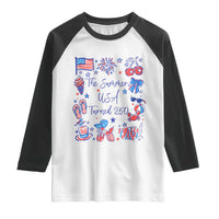 The Summer USA Turned 250 1776 2026 4th of July Raglan Shirt