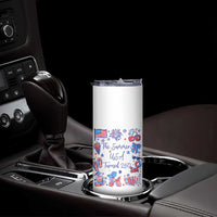 The Summer USA Turned 250 1776 2026 4th of July Skinny Tumbler