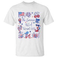 The Summer USA Turned 250 1776 2026 4th of July T Shirt