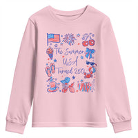 The Summer USA Turned 250 1776 2026 4th of July Youth Sweatshirt