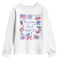 The Summer USA Turned 250 1776 2026 4th of July Youth Sweatshirt