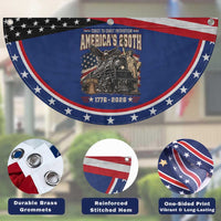 Steam Locomotive Train USA 250th Anniversary Patriotic Fan Flag Coast To Coast Patriotism Liberty American Flag