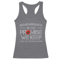 Remembrance Is The Promise We Keep Racerback Tank Top Memorial Day