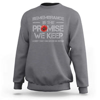 Remembrance Is The Promise We Keep Sweatshirt Memorial Day