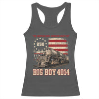 Train USA 250th Anniversary Racerback Tank Top American Iron Legacy Steam Locomotive Railroad Train Engine