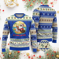 Funny Xmas In July Ugly Christmas Sweater No Cookies Just Beer Santa Summer Season Eagle Float - Wonder Print Shop