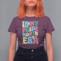 Disability Pride Month T Shirt For Women In My Pride Month Era Retro Groovy Flower - Wonder Print Shop