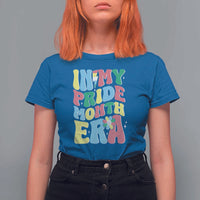 Disability Pride Month T Shirt For Women In My Pride Month Era Retro Groovy Flower - Wonder Print Shop