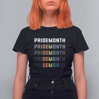 LGBT Pride Month T Shirt For Women LGBT Supporter - Wonder Print Shop