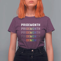 LGBT Pride Month T Shirt For Women LGBT Supporter - Wonder Print Shop
