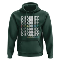 Disability Is Not A Bad Word Hoodie July Pride Month - Wonder Print Shop