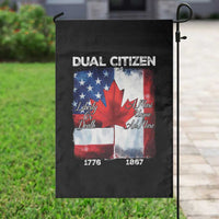Funny Canadian American Garden Flag Dual Citizen Liberty Or Death A Mari Usque Ad Mare - Wonder Print Shop