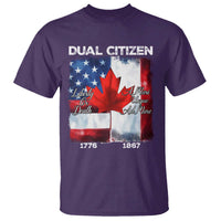 Funny Canadian American T Shirt Dual Citizen Liberty Or Death A Mari Usque Ad Mare - Wonder Print Shop