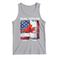 Funny Canadian American Tank Top Dual Citizen Liberty Or Death A Mari Usque Ad Mare - Wonder Print Shop