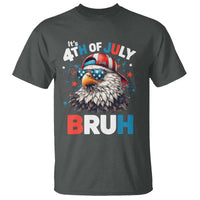 Funny Eagle It's 4th Of July Bruh T Shirt Patriotic Bald Eagle American Flag - Wonder Print Shop