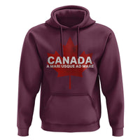 Funny Canada A Mari Usque Ad Mare Hoodie Canadian Flag Patriotic - Wonder Print Shop