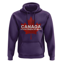 Funny Canada A Mari Usque Ad Mare Hoodie Canadian Flag Patriotic - Wonder Print Shop