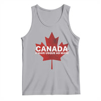 Funny Canada A Mari Usque Ad Mare Tank Top Canadian Flag Patriotic - Wonder Print Shop