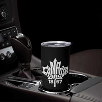 Funny Proud Canadian Canada Day 1867 Tumbler Cup Vintage Maple Leaf - Wonder Print Shop