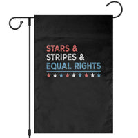 Stars Stripes And Equal Rights Garden Flag 4th Of July Women's Rights - Wonder Print Shop