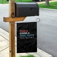 Stars Stripes And Equal Rights Garden Flag 4th Of July Women's Rights - Wonder Print Shop