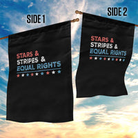 Stars Stripes And Equal Rights Garden Flag 4th Of July Women's Rights - Wonder Print Shop