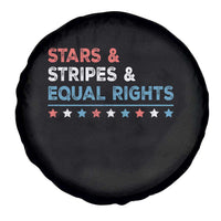 Stars Stripes And Equal Rights Spare Tire Cover 4th Of July Women's Rights - Wonder Print Shop