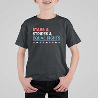 Stars Stripes And Equal Rights T Shirt For Kid 4th Of July Women's Rights - Wonder Print Shop