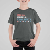 Stars Stripes And Equal Rights T Shirt For Kid 4th Of July Women's Rights - Wonder Print Shop