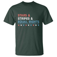 Stars Stripes And Equal Rights T Shirt 4th Of July Women's Rights - Wonder Print Shop