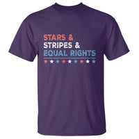 Stars Stripes And Equal Rights T Shirt 4th Of July Women's Rights - Wonder Print Shop