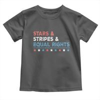 Stars Stripes And Equal Rights Toddler T Shirt 4th Of July Women's Rights - Wonder Print Shop
