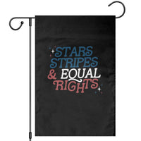 Stars Stripes And Equal Rights Garden Flag 4th Of July Liberal American - Wonder Print Shop