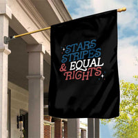Stars Stripes And Equal Rights Garden Flag 4th Of July Liberal American - Wonder Print Shop