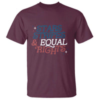 Stars Stripes And Equal Rights T Shirt 4th Of July Liberal American - Wonder Print Shop