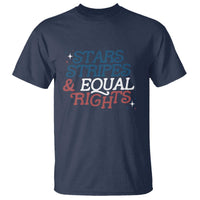 Stars Stripes And Equal Rights T Shirt 4th Of July Liberal American - Wonder Print Shop