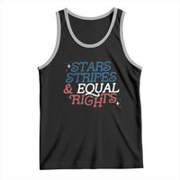 Stars Stripes And Equal Rights Tank Top 4th Of July Liberal American - Wonder Print Shop
