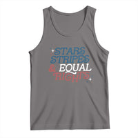 Stars Stripes And Equal Rights Tank Top 4th Of July Liberal American - Wonder Print Shop
